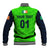 (Custom Personalised) Ireland Cricket Baseball Jacket Special Style LT8 - Wonder Print Shop