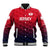 (Custom Personalised) The Bailiwick of Jersey Cricket Baseball Jacket Unique Style - Red NO.1 LT8 - Wonder Print Shop