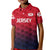 Custom The Bailiwick of Jersey Cricket Polo Shirt for Kid Unique Style Red NO.1 LT8 - Wonder Print Shop