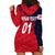 (Custom Personalised) The Bailiwick of Jersey Cricket Hoodie Dress Unique Style - Red NO.2 LT8 - Wonder Print Shop