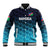 (Custom Personalised) Namibia Cricket Baseball Jacket Unique Style - Blue LT8 - Wonder Print Shop