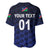 (Custom Personalised) Namibia Cricket Baseball Jersey Unique Style - Navy LT8 - Wonder Print Shop