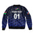 (Custom Personalised) Namibia Cricket Bomber Jacket Unique Style - Navy LT8 - Wonder Print Shop