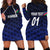 (Custom Personalised) Namibia Cricket Hoodie Dress Unique Style - Navy LT8 - Wonder Print Shop