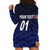 (Custom Personalised) Namibia Cricket Hoodie Dress Unique Style - Navy LT8 - Wonder Print Shop