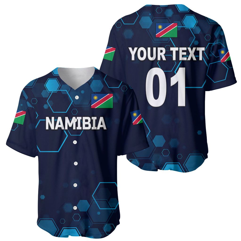 (Custom Personalised) Namibia Cricket Baseball Jersey Special Style LT8 - Wonder Print Shop