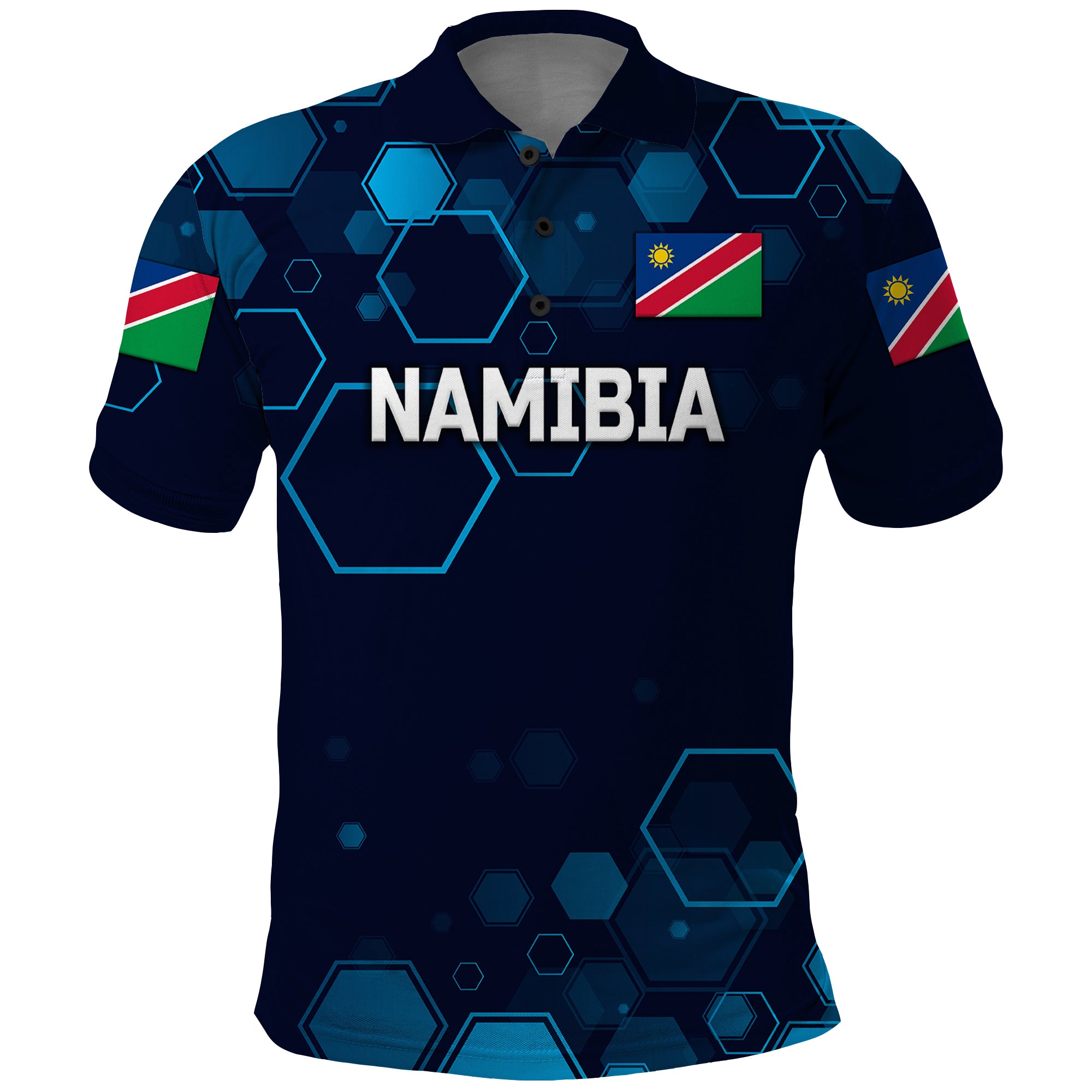 Custom Namibia Cricket Polo Shirt Special Style LT8 - Wonder Print Shop