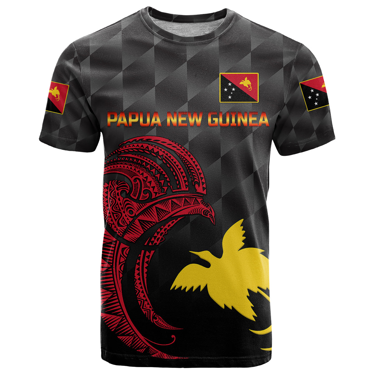 custom-personalised-papua-new-guinea-barramundis-cricket-t-shirt-birds-of-paradise-paradisaea-raggiana-original-black