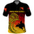 Custom Papua New Guinea Barramundis Cricket Polo Shirt Birds Of Paradise Paradisaea Raggiana Original Gradient Flag Vibes LT8 - Wonder Print Shop