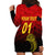 (Custom Personalised) Papua New Guinea Barramundis Cricket Hoodie Dress Birds Of Paradise Paradisaea Raggiana Original - Red LT8 - Wonder Print Shop