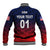 (Custom Personalised) United States National Cricket Baseball Jacket Team USA Cricket Gradient Navy Red LT8 - Wonder Print Shop