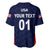 (Custom Personalised) United States National Cricket Baseball Jersey Team USA Cricket Navy LT8 - Wonder Print Shop