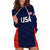 (Custom Personalised) United States National Cricket Hoodie Dress Team USA Cricket Navy LT8 - Wonder Print Shop