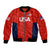 (Custom Personalised) United States National Cricket Bomber Jacket Team USA Cricket Red LT8 - Wonder Print Shop