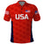 Custom United States National Cricket Polo Shirt Team USA Cricket Red LT8 - Wonder Print Shop