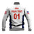 (Custom Personalised) United States National Cricket Baseball Jacket Team USA Cricket White LT8 - Wonder Print Shop