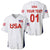 (Custom Personalised) United States National Cricket Baseball Jersey Team USA Cricket White LT8 - Wonder Print Shop