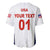 (Custom Personalised) United States National Cricket Baseball Jersey Team USA Cricket White LT8 - Wonder Print Shop