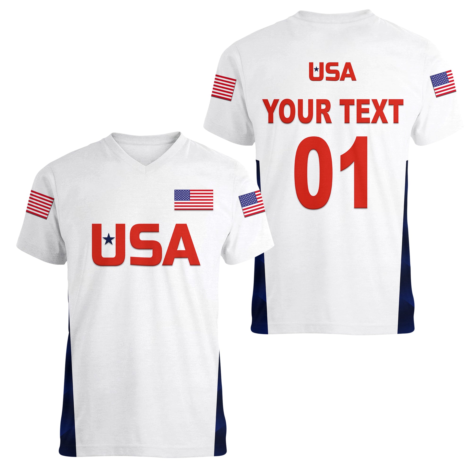 custom-personalised-united-states-national-cricket-women-v-neck-t-shirt-team-usa-cricket-white