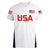 (Custom Personalised) United States National Cricket Women V Neck T Shirt Team USA Cricket White LT8 - Wonder Print Shop