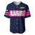 (Custom Personalised) United Arab Emirates UAE Cricket Baseball Jersey Falcon Unique - Navy LT8 - Wonder Print Shop