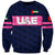 (Custom Personalised) United Arab Emirates UAE Cricket Sweatshirt Falcon Unique - Navy LT8 - Wonder Print Shop