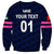 (Custom Personalised) United Arab Emirates UAE Cricket Sweatshirt Falcon Unique - Navy LT8 - Wonder Print Shop