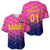 (Custom Personalised) United Arab Emirates UAE Cricket Baseball Jersey Falcon Unique - Pink LT8 - Wonder Print Shop