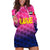 (Custom Personalised) United Arab Emirates UAE Cricket Hoodie Dress Falcon Unique - Pink LT8 - Wonder Print Shop