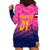 (Custom Personalised) United Arab Emirates UAE Cricket Hoodie Dress Falcon Unique - Pink LT8 - Wonder Print Shop