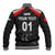 (Custom Personalised) United Arab Emirates UAE Cricket Baseball Jacket Falcon Special - Black LT8 - Wonder Print Shop