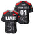 (Custom Personalised) United Arab Emirates UAE Cricket Baseball Jersey Falcon Special - Black LT8 - Wonder Print Shop