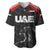 (Custom Personalised) United Arab Emirates UAE Cricket Baseball Jersey Falcon Special - Black LT8 - Wonder Print Shop