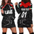 (Custom Personalised) United Arab Emirates UAE Cricket Hoodie Dress Falcon Special - Black LT8 - Wonder Print Shop