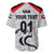 (Custom Personalised) United Arab Emirates UAE Cricket Baseball Jersey Falcon Special - Grey LT8 - Wonder Print Shop