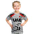 (Custom Personalised) United Arab Emirates UAE Cricket Kid T Shirt Falcon Special - Grey LT8 - Wonder Print Shop