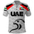 Custom United Arab Emirates UAE Cricket Polo Shirt Falcon Special Grey LT8 - Wonder Print Shop