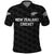 Custom New Zealand Cricket Polo Shirt Silver Fern Unique Black LT8 - Wonder Print Shop