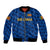 (Custom Personalised) Sri Lanka Cricket Bomber Jacket The Lions Unique - Blue LT8 - Wonder Print Shop