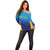 (Custom Personalised) Sri Lanka Cricket Off Shoulder Sweater The Lions Unique - Gradient Blue LT8 - Wonder Print Shop