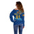 (Custom Personalised) Sri Lanka Cricket Off Shoulder Sweater The Lions Special - Blue LT8 - Wonder Print Shop