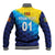 (Custom Personalised) Sri Lanka Cricket Baseball Jacket The Lions Special - Gradient Blue LT8 - Wonder Print Shop