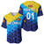 (Custom Personalised) Sri Lanka Cricket Baseball Jersey The Lions Special - Gradient Blue LT8 - Wonder Print Shop