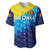 (Custom Personalised) Sri Lanka Cricket Baseball Jersey The Lions Special - Gradient Blue LT8 - Wonder Print Shop