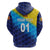 Custom Sri Lanka CrickeHoodie The Lions Special Gradient Blue LT8 - Wonder Print Shop