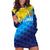 (Custom Personalised) Sri Lanka Cricket Hoodie Dress The Lions Special - Gradient Blue LT8 - Wonder Print Shop