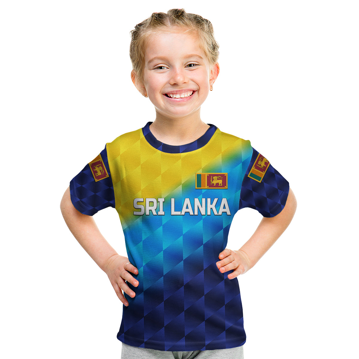 custom-personalised-sri-lanka-cricket-kid-t-shirt-the-lions-special-gradient-blue