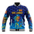 (Custom Personalised) Sri Lanka Cricket Baseball Jacket The Lions Pride Version - Blue LT8 - Wonder Print Shop