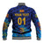 (Custom Personalised) Sri Lanka Cricket Baseball Jacket The Lions Pride Version - Blue LT8 - Wonder Print Shop