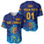 (Custom Personalised) Sri Lanka Cricket Baseball Jersey The Lions Pride Version - Blue LT8 - Wonder Print Shop